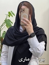 روسری نخی ژاکارد دور دوخت کد ۱۴۸