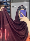 شال نخی نوار شکوفه ای کد ۱۴۸ مدل شکوفه