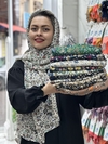 شال مدل گل نسا کد ۱۲۸