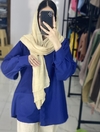 شومیز مانتویی  بیسیک مدل هاله کد ۸۰۱۵