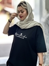 تیشرت لانگ مشکی