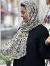 شال مدل گل نسا کد ۱۲۸