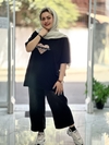 تیشرت لانگ مشکی