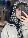 روسری دوردوخت مدل پلنگی یک کد ۱۴۸