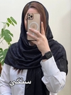 روسری نخی ژاکارد دور دوخت کد ۱۴۸