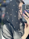 شال توری طلا کوب کد ۹۸