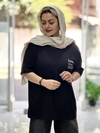 تیشرت لانگ مشکی