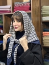 روسری ژاکارد قواره دار مدل mk