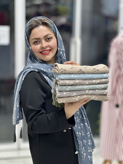 شال شاین مدل پاپیون کد ۲۱۸