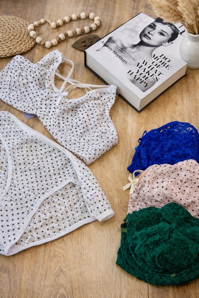 ست سوتین شورت هارنس مدل تندیس کد ۳۱۰