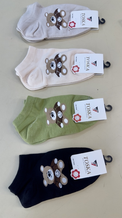 جوراب مچی مدل خرسی کد ۸۵