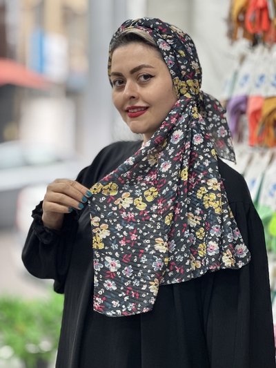 شال مدل گل نسا کد ۱۲۸