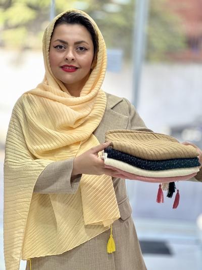 شال مدل برفکی دلا کد ۸۸