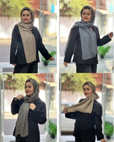 شال مدل سیلا کد ۱۲۸