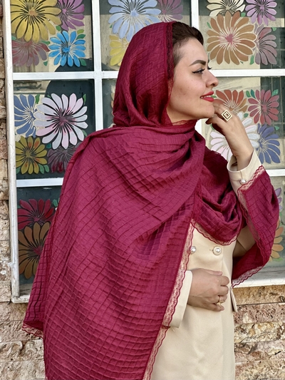 شال لبه تور مدل توران کد ۱۵۸