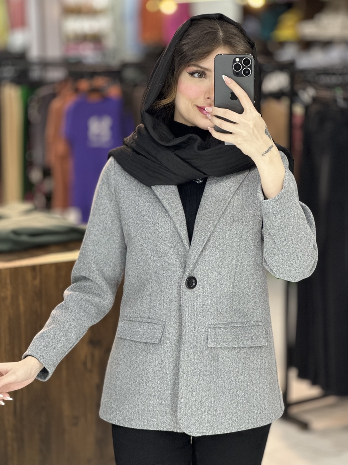 کت فوتر آستر دار مدل لنا کد ۱۱۵۸