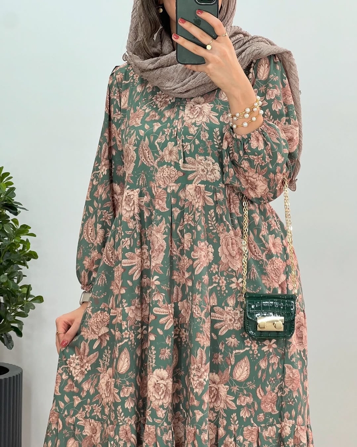 پیراهن مدل محیا کد ۷۹۲۵