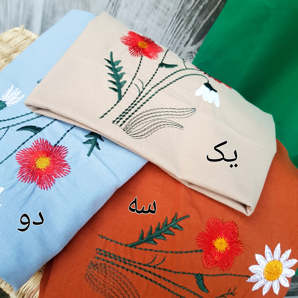 تاپ حلقه ای گلدوزی پشت بلند کد۵۵۸۷ 