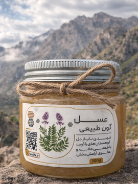 عسل گون ۳۰۰گرمی ارگانیک کردستان 