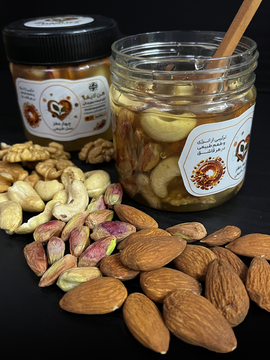 معجون چهار مغز در عسل طبیعی