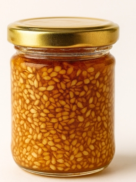 عسل کنجد ۳۱۰ گرمی طبیعی و مقوی