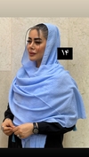 شال نخی پلیسه رنگی رنگی 