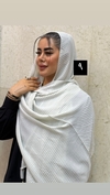 شال نخی پلیسه رنگی رنگی 
