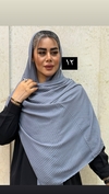 شال نخی پلیسه رنگی رنگی 