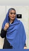 شال نخی پلیسه رنگی رنگی 
