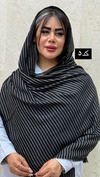 شال نخی خامه دوزی طرح کوک‌