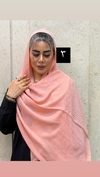 شال نخی پلیسه رنگی رنگی 