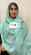 شال نخی‌ رنگی 