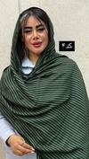 شال نخی خامه دوزی طرح کوک‌