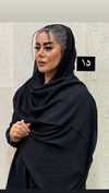 شال نخی پلیسه رنگی رنگی 