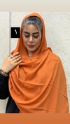 شال نخی پلیسه رنگی رنگی 