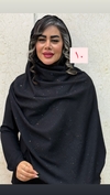 شال نخی برشکا اکلیلی ایرانی آویزدار