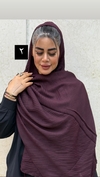 شال نخی پلیسه رنگی رنگی 