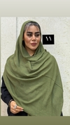 شال نخی پلیسه رنگی رنگی 