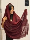 شال مخمل پاییزی