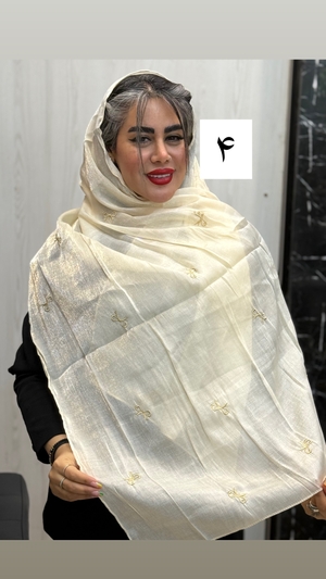 شال ابریشم لیزری ژان ژان پاپیون وارداتی