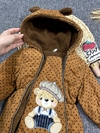 کاپشن سرهمی خالدار کد ۹۹۲