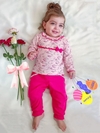 بلوز شلوار گل سرخ