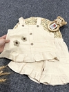 تاپ شلوارک موسلین گل کد ۹۵۳