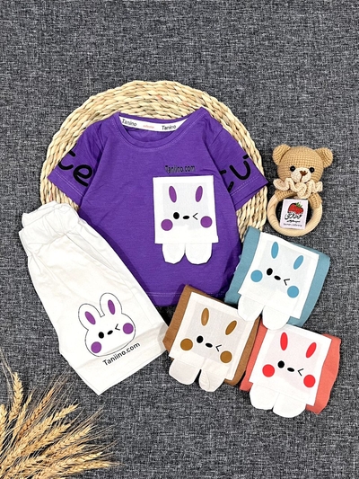 تیشرت شلوارک خرگوش کد ۹۵۴
