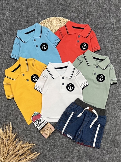 پولوشرت شلوارک کد ۱۱۶۷