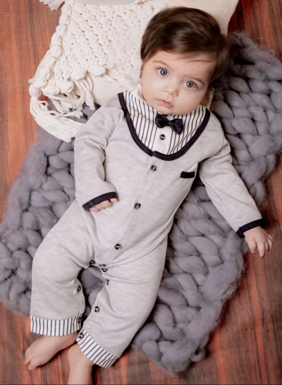 سرهمی طوسی پاپیون کد ۱۱۳۵