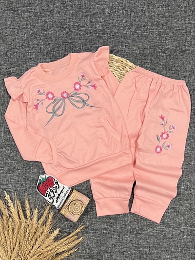 بلوز شلوار گلدوزی کد ۱۰۸۸