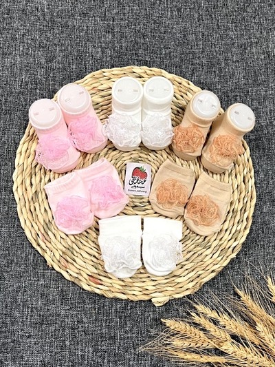 جوراب گل توری کد ۹۳۷