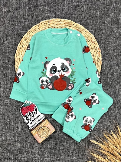 بلوز شلوار یلدا خرس و انار کد ۱۰۴۲