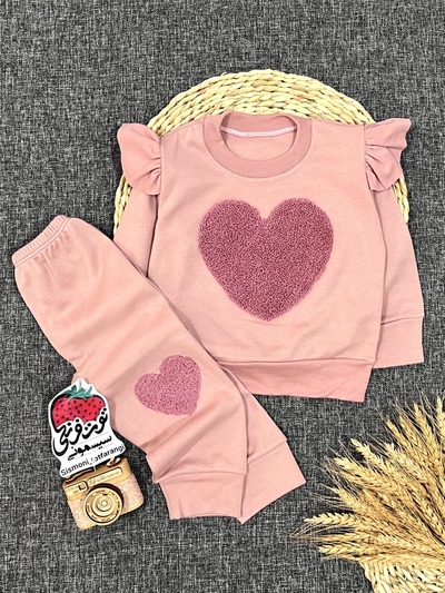 بلوز شلوار قلب کد ۱۰۵۵